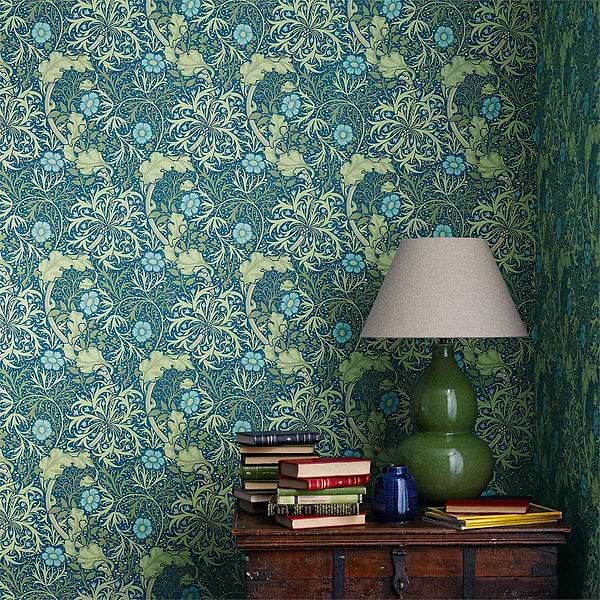 Morris Seaweed-behang-Tapete-Morris & Co-Selected Wallpapers