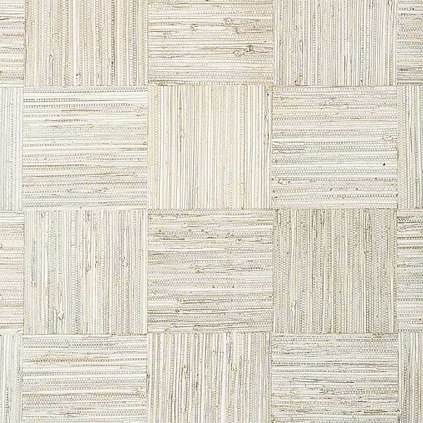 Mosaic Weave-Behang-Tapete-Thibaut-White-Rol-T24078-Selected Wallpapers