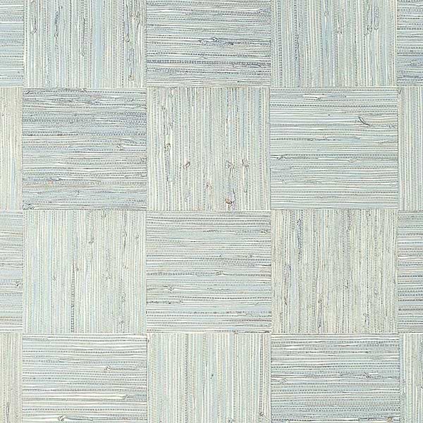 Mosaic Weave-Behang-Tapete-Thibaut-Aqua-Rol-T24080-Selected Wallpapers