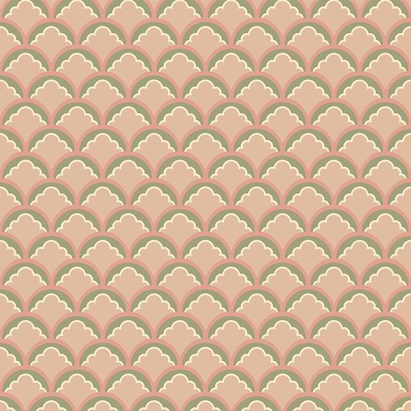 Mount Temple Small-Behang-Tapete-GP&J Baker-Blush/Green-Rol-BW45099.2-Selected Wallpapers