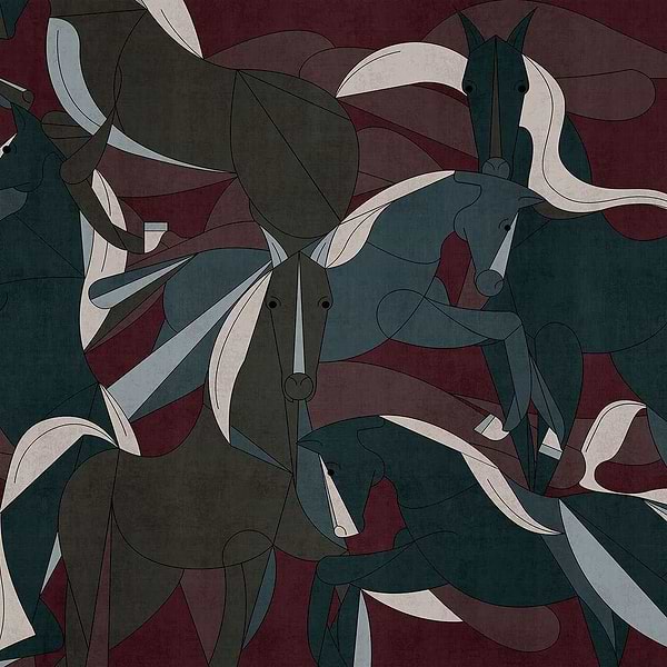 Murgese Horses-behang-Tapete-LondonArt-01-RAW-S120-19044 01-Selected Wallpapers