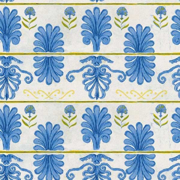 Mykonos Villa Motif-behang-Tapete-Mind the Gap-White Sand-Rol-WP30043-Selected Wallpapers