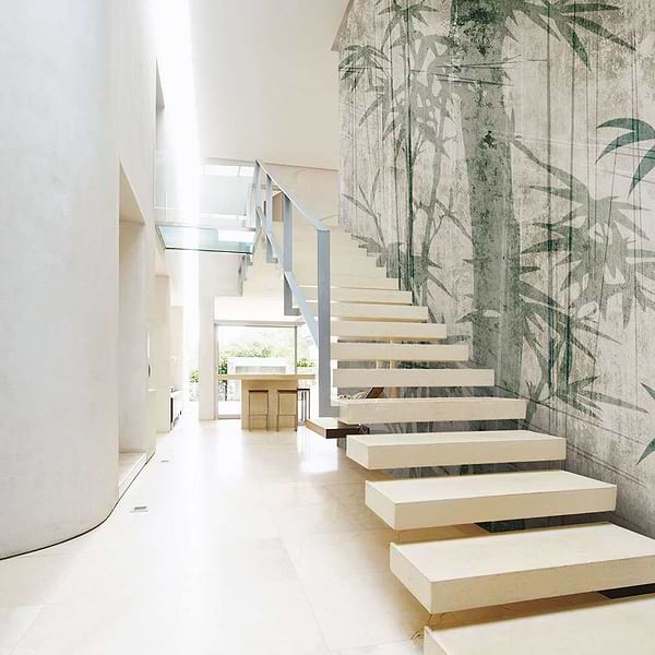 Mystic Garden-behang-Tapete-Inkiostro Bianco-Selected Wallpapers