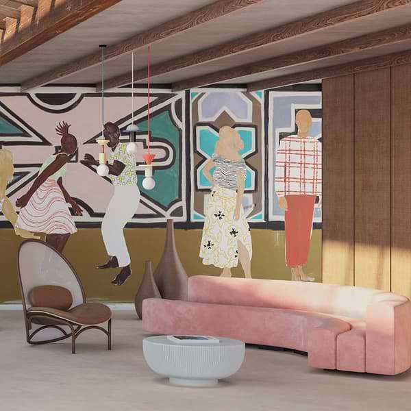 Ndebele-behang-Tapete-Elitis-Selected Wallpapers