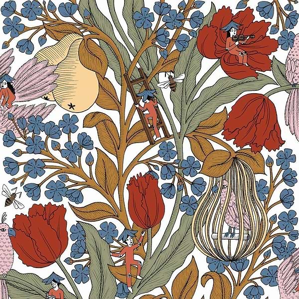 Neo-Belle-Epoque-behang-Tapete-Coordonne-White-Rol-8800014-Selected Wallpapers