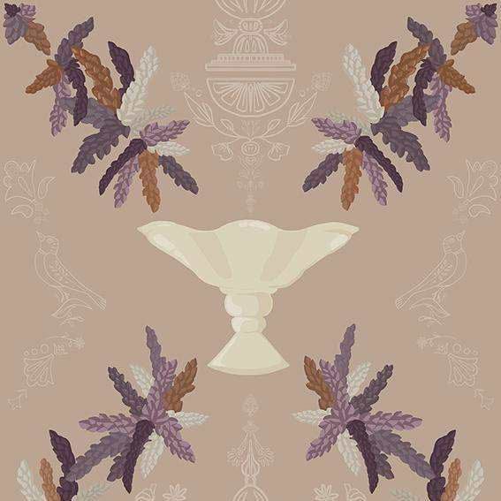 Neo-Rococo-behang-Tapete-Coordonne-Nude-Rol-8800064-Selected Wallpapers