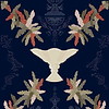 Neo-Rococo-behang-Tapete-Coordonne-Navy-Rol-8800065-Selected Wallpapers