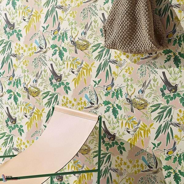 Nids Jolis-Behang-Tapete-Pierre Frey-Selected Wallpapers