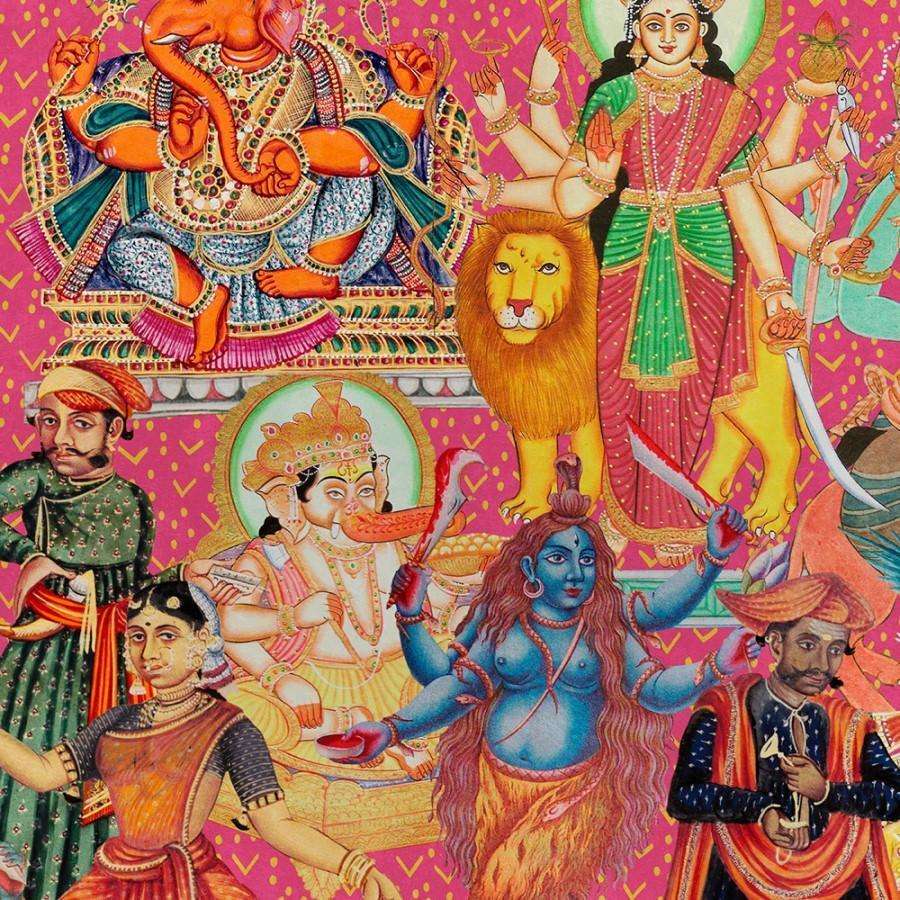 Nirvana-behang-Tapete-Mind the Gap-Multicolor-300 cm (standaard)-WP20382-Selected Wallpapers