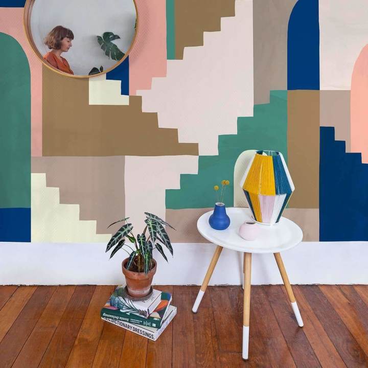 Noemie Cedile - Architopie-Behang-Tapete-Coordonne-Selected Wallpapers