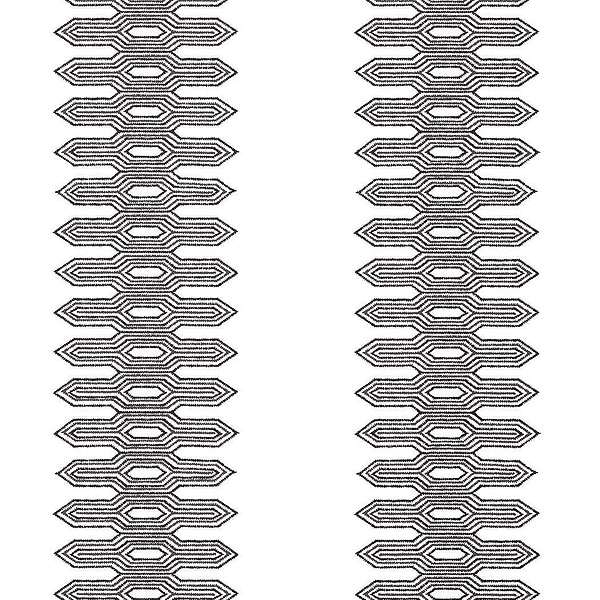 Nola Stripe-Behang-Tapete-Thibaut-Black-Rol-T20809-Selected Wallpapers