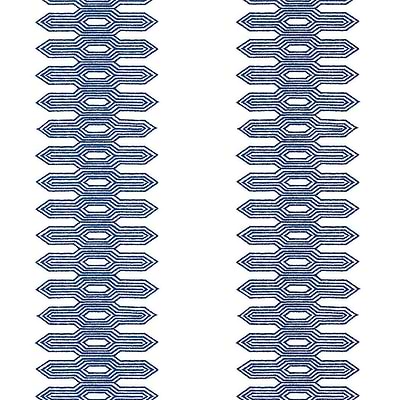 Nola Stripe-Behang-Tapete-Thibaut-Navy-Rol-T20810-Selected Wallpapers