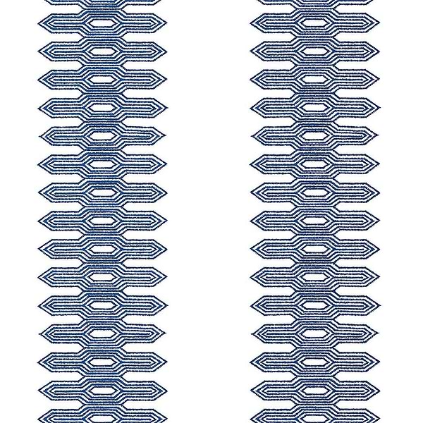 Nola Stripe-Behang-Tapete-Thibaut-Navy-Rol-T20810-Selected Wallpapers