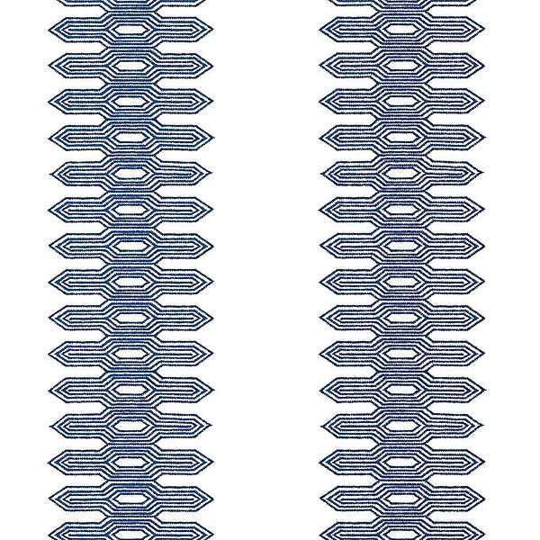 Nola Stripe-Behang-Tapete-Thibaut-Navy-Rol-T20810-Selected Wallpapers