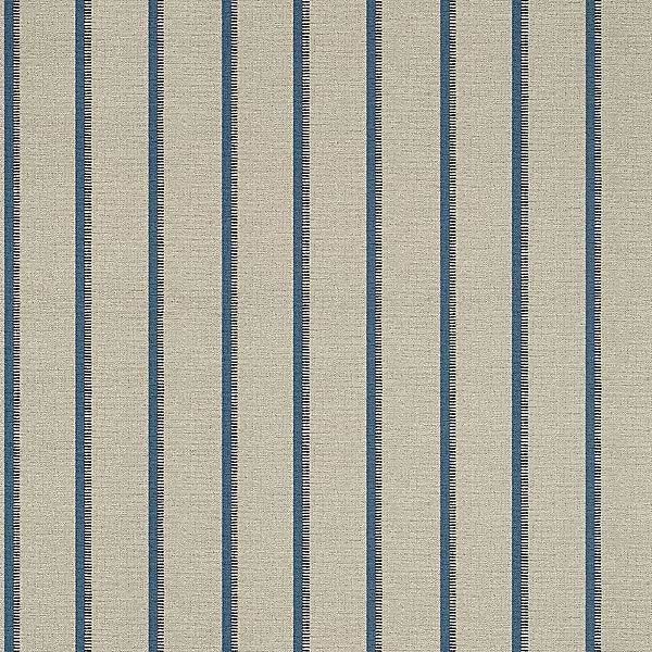 Notch Stripe-Behang-Tapete-Thibaut-Flax and Navy-Rol-T10259-Selected Wallpapers