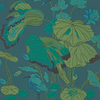 Nympheus-behang-Tapete-GP&J Baker-Teal-Rol-BW45083.2-Selected Wallpapers