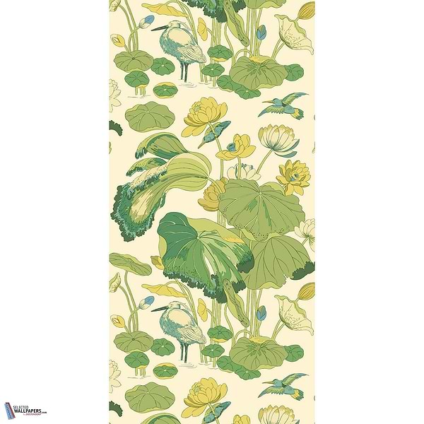 Nympheus-behang-Tapete-GP&J Baker-Emerald-Rol-BW45123.1-Selected Wallpapers