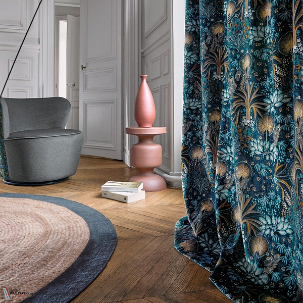 Opium Velvet stof-Fabric-Tapete-Casamance-Selected Wallpapers