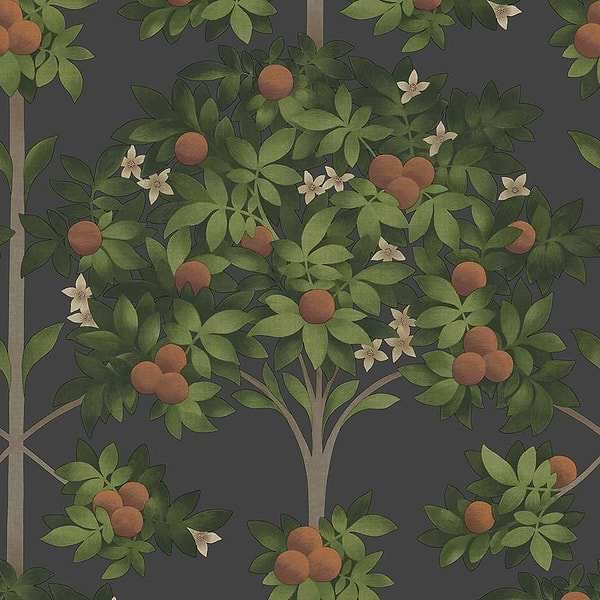 Orange Blossom-behang-Cole & Son-Black-Rol-117/1003-Selected Wallpapers