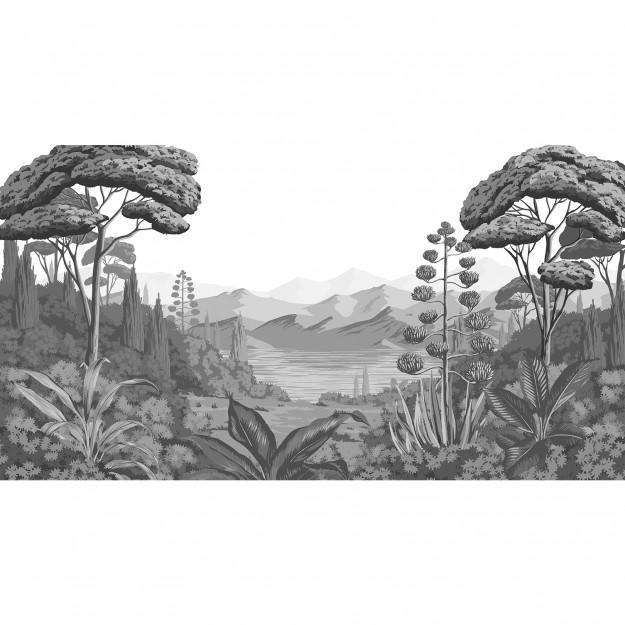 Orta-behang-Tapete-Les Dominotiers-Selected Wallpapers