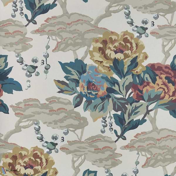 Paeonia-Behang-Tapete-1838 wallcoverings-Warm Sand-Rol-2311-170-01-Selected Wallpapers