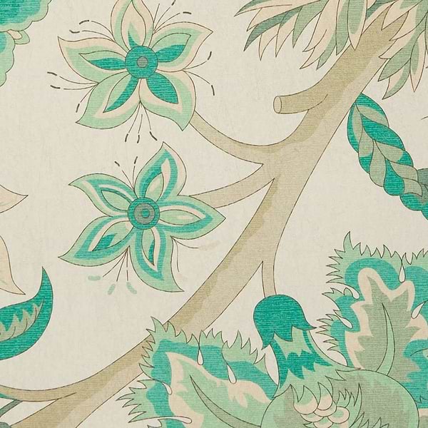 Palampore Trail-Behang-Tapete-Liberty-Jade-Meter (M1)-07261001I-Selected Wallpapers