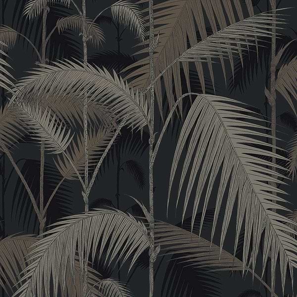Palm Jungle-behang-Tapete-Cole & Son-Metallic Gilver-Rol-95/1004-Selected Wallpapers