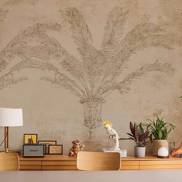 Palma Textile-Behang-Tapete-Coordonne-Selected Wallpapers