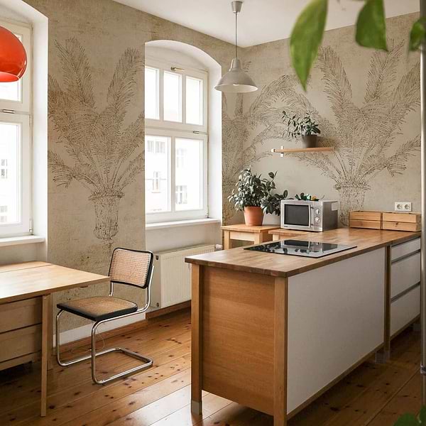 Palma Textile-Behang-Tapete-Coordonne-Selected Wallpapers