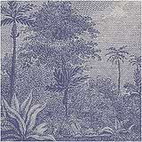 Palmar-behang-Tapete-Les Dominotiers-Blue-Non Woven 70 cm-DOM308/1-Selected Wallpapers