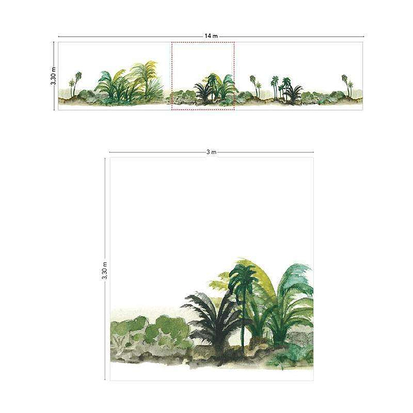 Palmier-behang-Tapete-Isidore Leroy-Selected Wallpapers