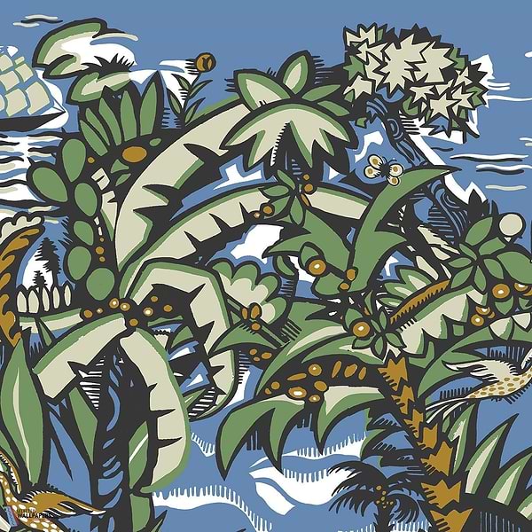 Pao Pao-behang-Tapete-Pierre Frey-Lagune-Set-FP976001-Selected Wallpapers