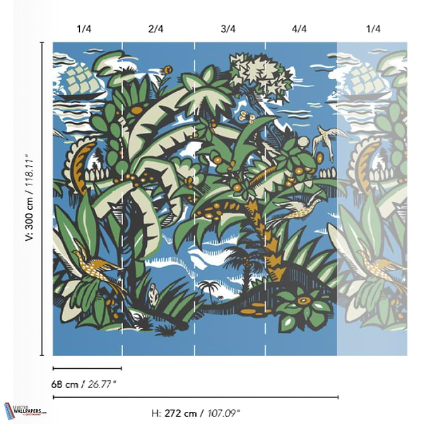 Pao Pao-behang-Tapete-Pierre Frey-Selected Wallpapers