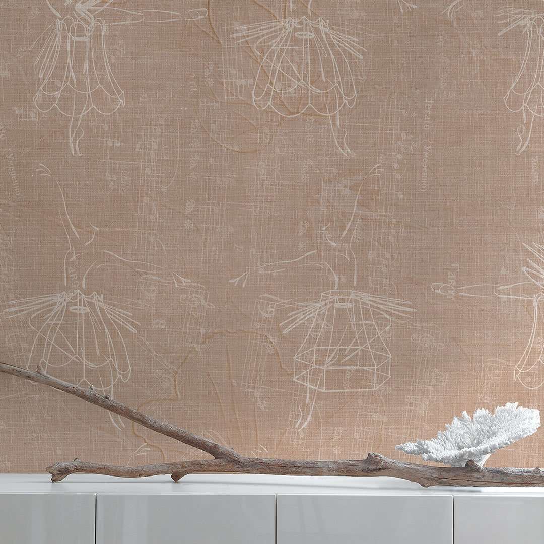 Paralume-behang-Tapete-Inkiostro Bianco-Selected Wallpapers