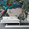 Parrots-behang-Tapete-Inkiostro Bianco-Selected Wallpapers
