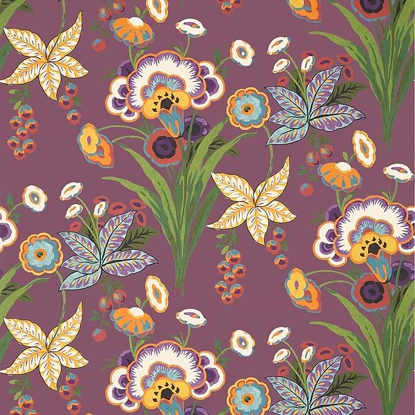 Pasadena-Behang-Tapete-Thibaut-Plum-Rol-T20850-Selected Wallpapers