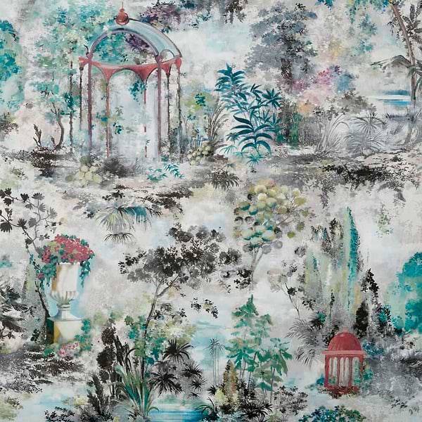 Pavilion-Behang-Tapete-1838 wallcoverings-Fern Green-Rol-2109-153-04-Selected Wallpapers