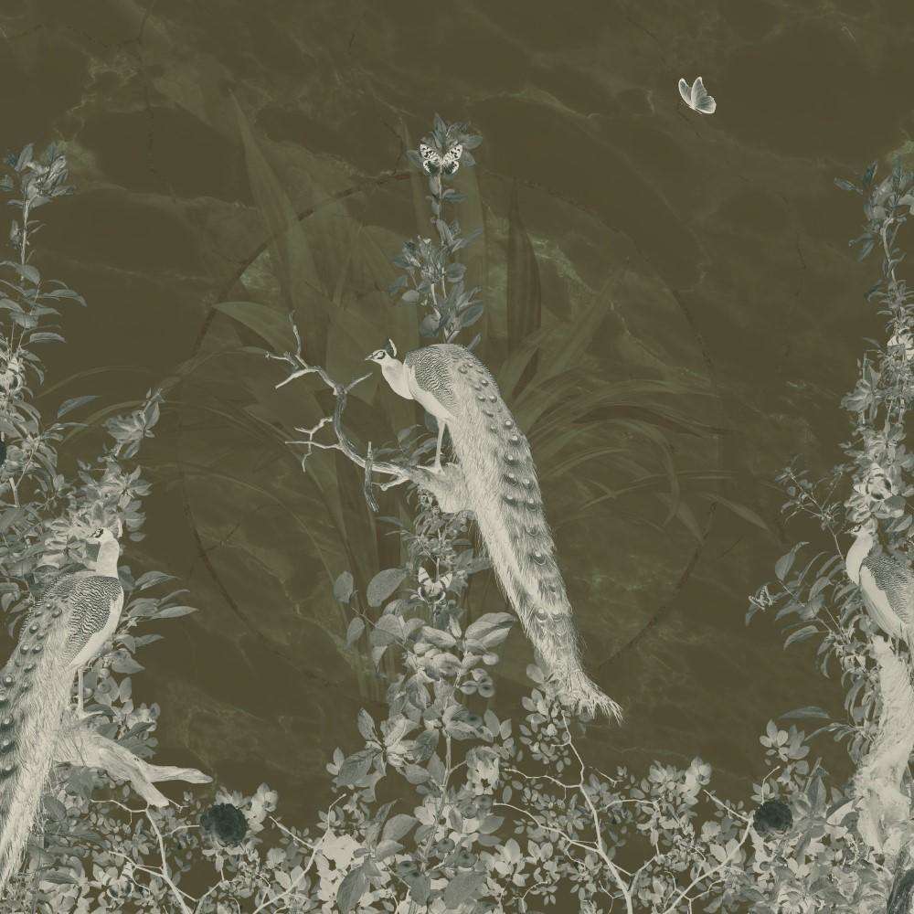 画材 Peacockesque Rental – Floral Peacock