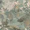 Peacock Garden-Behang-Tapete-Presence-Soft Turquoise-Silk Vinyl-PS105/04-Selected Wallpapers