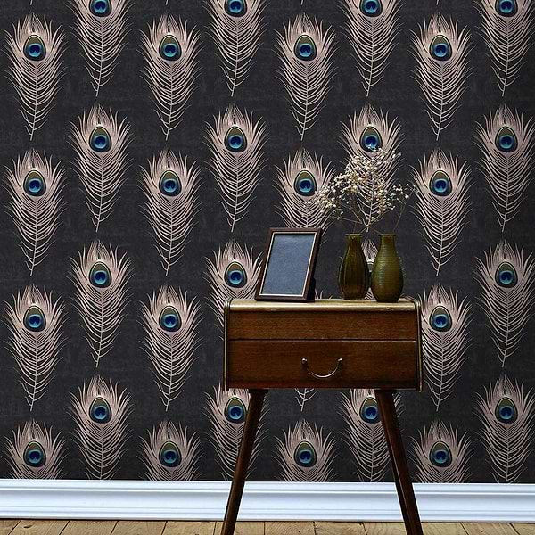 Peacock-behang-Tapete-Mind the Gap-Selected Wallpapers