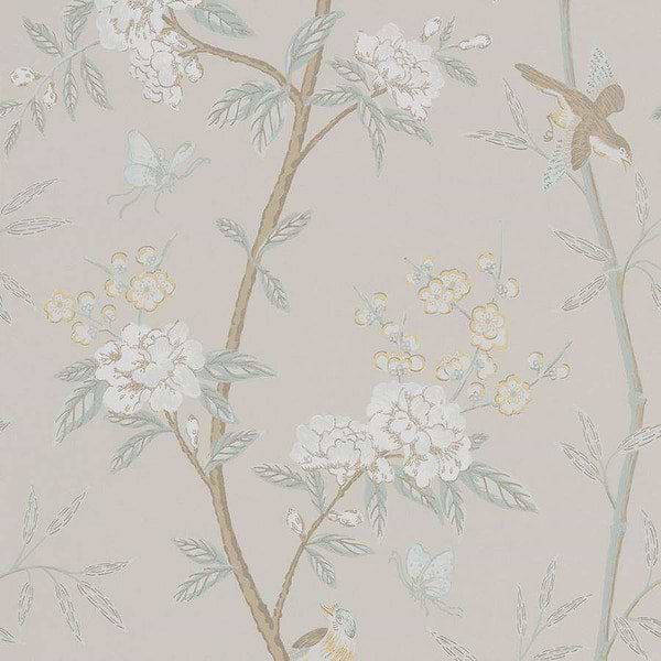 Peony & Blossom-behang-Tapete-GP&J Baker-Soft Aqua-Rol-BW45066.3-Selected Wallpapers