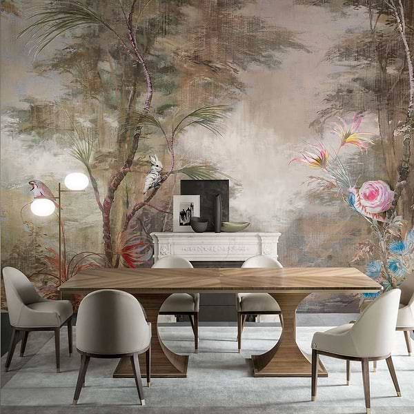 Perceval-behang-Tapete-Inkiostro Bianco-Selected Wallpapers