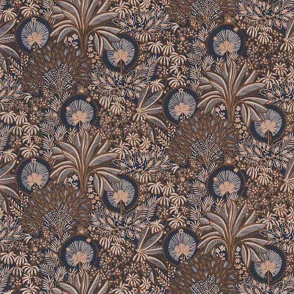 Persee-Behang-Tapete-Casamance-Marine/Cuivre-Rol-75391426-Selected Wallpapers