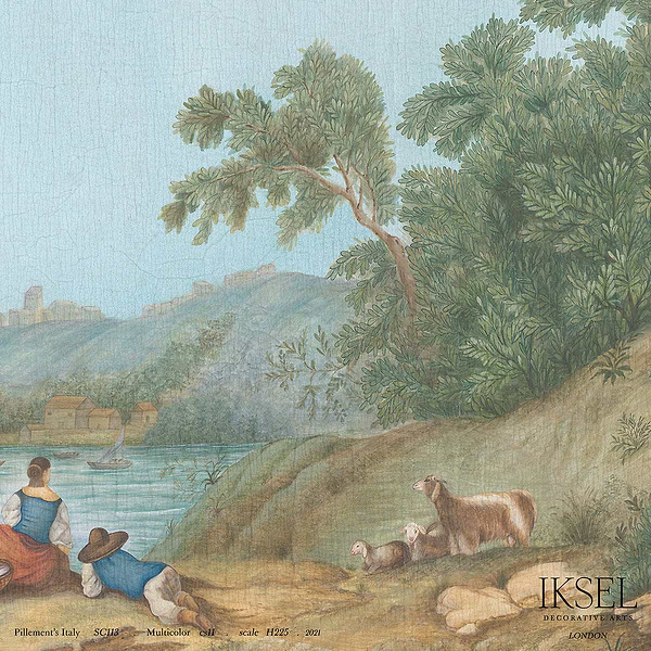 Pillement's Italy-behang-Iksel-Multicolor-225 cm-SC113_CS11-Selected Wallpapers
