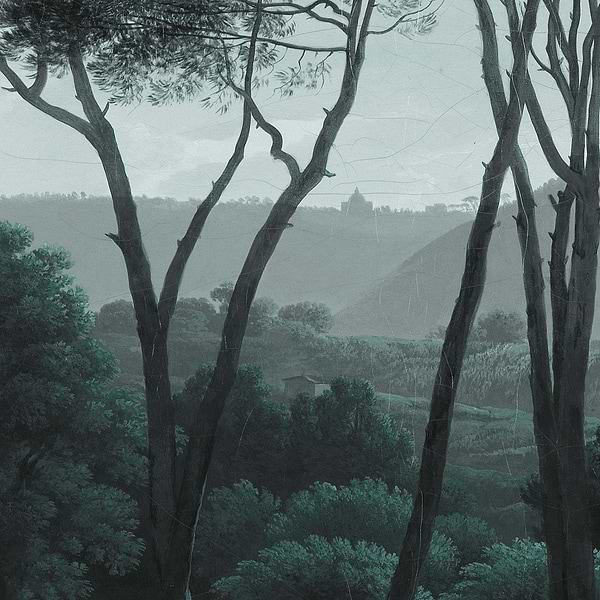Pine Trees-behang-Tapete-Les Dominotiers-Original-Non Woven 70 cm-DOM1510-Selected Wallpapers