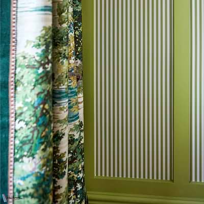 Pinetum Stripe-Behang-Tapete-Sanderson-Selected Wallpapers