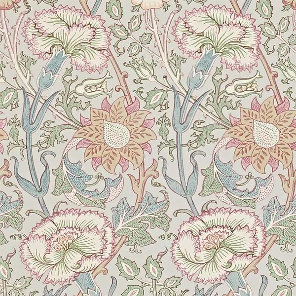 Pink & Rose-behang-Tapete-Morris & Co-Eggshell/Rose-Rol-212568-Selected Wallpapers
