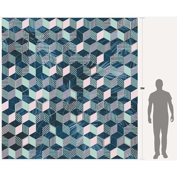 Pixy-behang-Tapete-Inkiostro Bianco-Selected Wallpapers