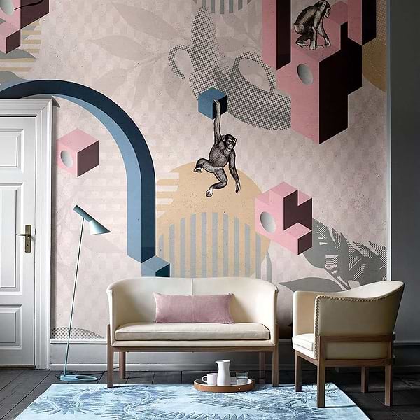 Planet of the Apes-behang-Tapete-Inkiostro Bianco-Selected Wallpapers