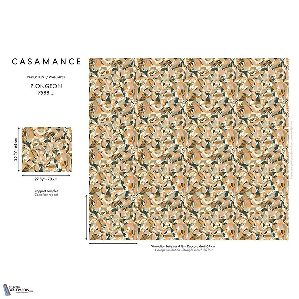 Plongeon-Behang-Tapete-Casamance-Selected Wallpapers